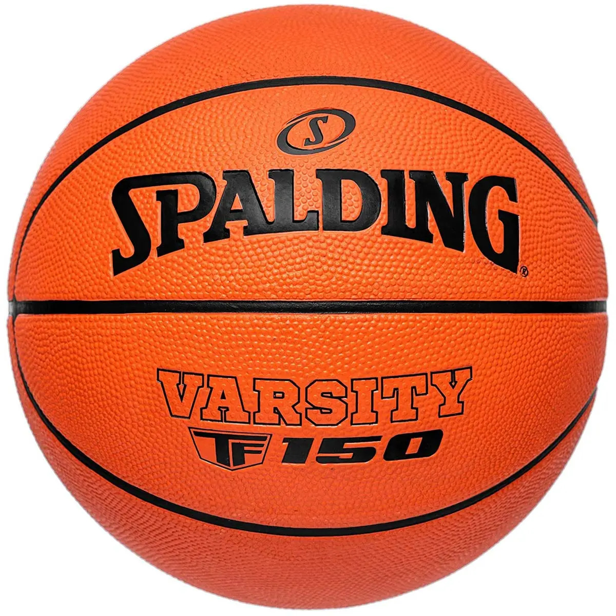 Spalding Varsity TF-150 Latex Bladder Basketball, 28.5" (Size 6), Women's/Youth Rubber Basketball, Latex Bladder Basketballs