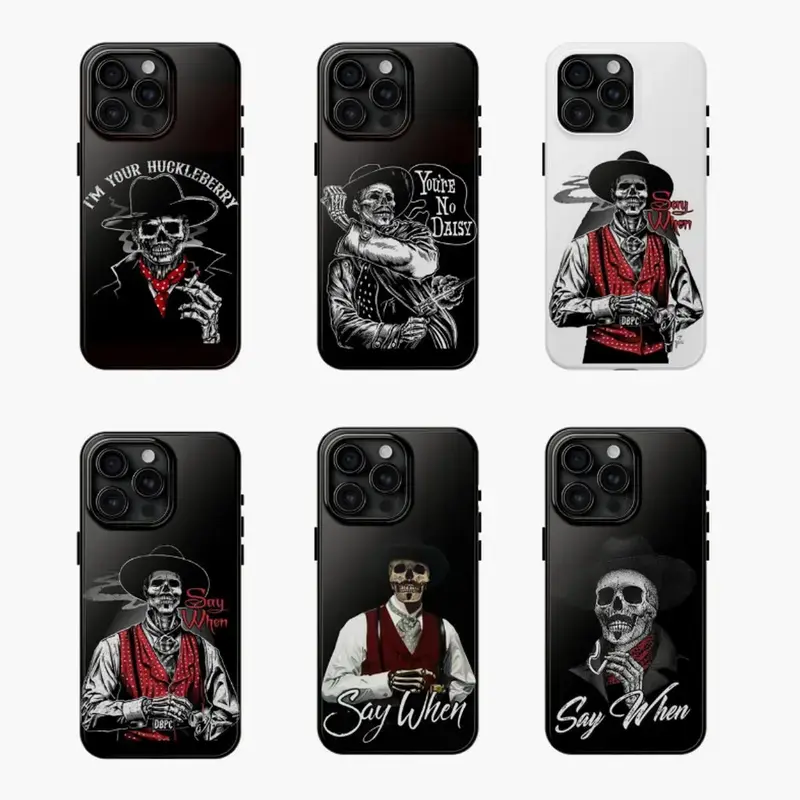Doc Holliday Val Kilmer Tombstone MovieSmartphone Casing - Vintage WesternAesthetic, Shockproof, Waterproof ToughCover for iPhone 11-17 Series, CellphoneProtection Accessories