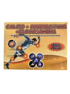 Calcium, Chondroitin & Glucosamine Joint Health Support Vitamin Supplement for Dietary Healthcare healthy ingredient Daily All-in-One glucosamina condroitina colageno vitamina booster Antioxidant Reuma Relief Pomade daily formula Growth 24-in-1 neuro b12