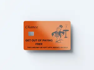 Get Out Of Paying Free Card - Credit Card Skin