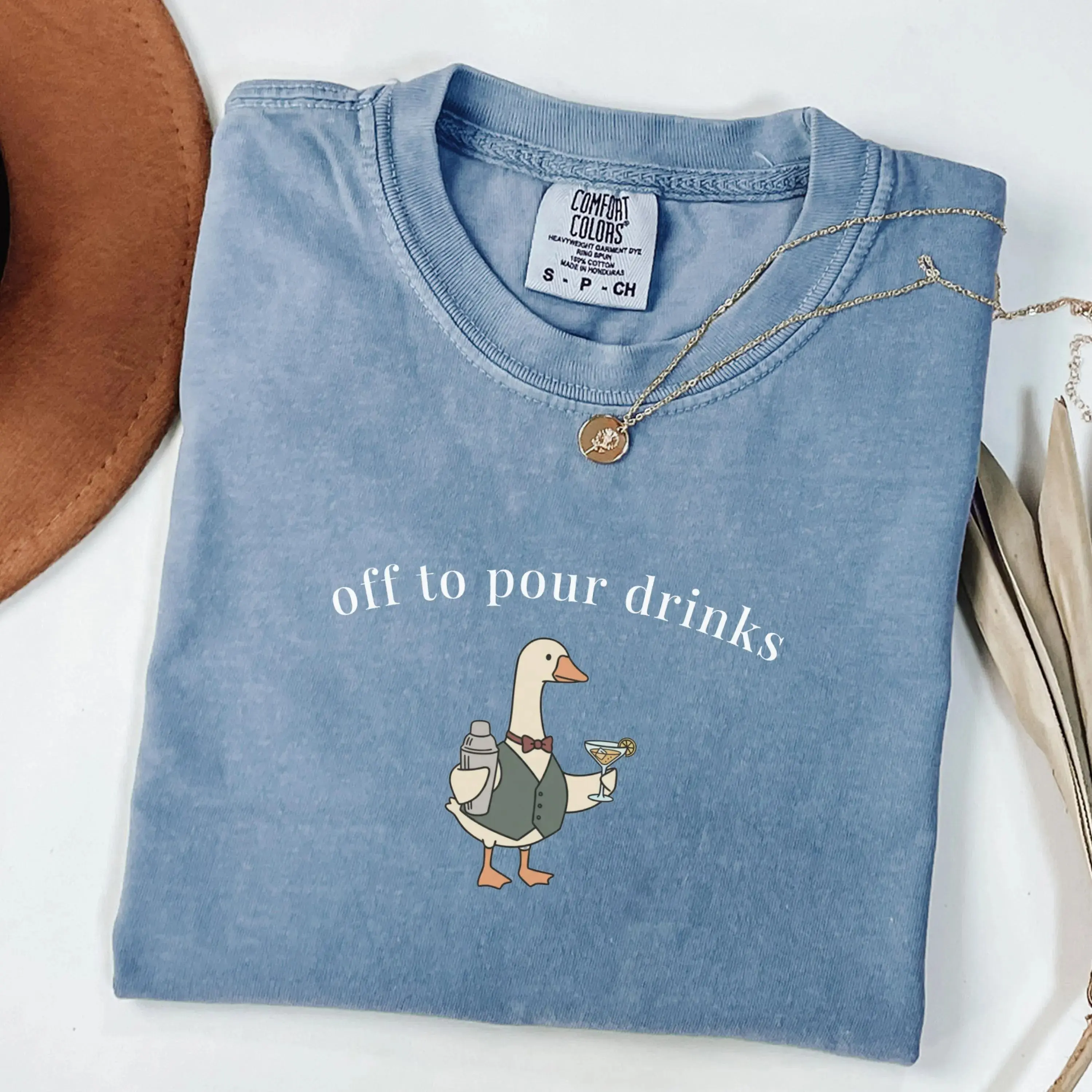 Comfort Colors Funny Bartender Goose Shirt, Bartender Shirt, Bartender Gift, Bartender Mothers Day Gift, Cute Mixologist Tee