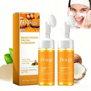 Turmeric Cleansers, 2 Counts/set Deep Cleansing Facial Skin Care, Moisturizing Facial Skin Care Product for Women & Men, Kojic Acid Cleanser tiktokshopspringglowup