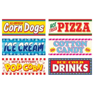 Carnival Sign Cutouts - 6 Pc.