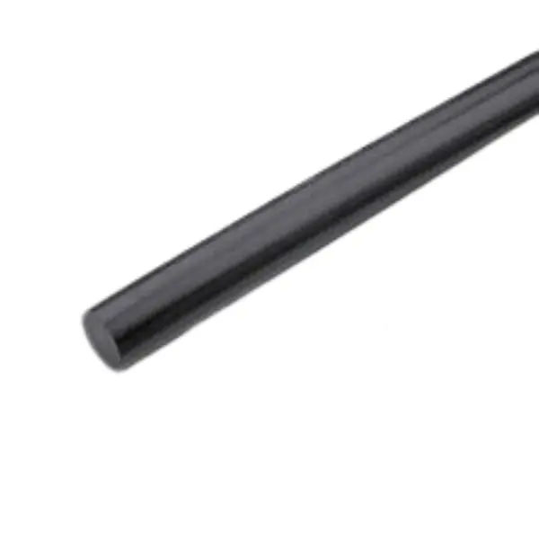 3/8" x 4' Fiberglass Whip Rod ONLY Black