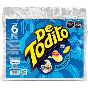 De Todito Azul Snack Mix – 6-Pack (45g Each) | Crunchy Mixed Chips with Natural Flavor – Perfect for Snacking Anytime