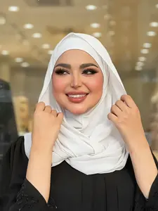 Lightweight Double-Layer Chiffon Scarf, Sunscreen Headband, Breathable & Comfortable, Elastic Wide Edge, Sweat-Absorbing, Anti-Slip, Multi-Functional Sports Headwear