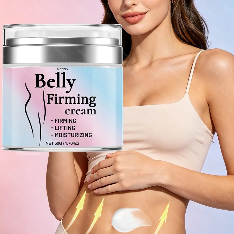 50g Belly firming Cream, with Hyaluronic Acid,  Hydrating Cream, Moisturizer, Caffeine and Shea Butter, Provides long-lasting hydration and deep nourishment for belly and inner thighs, lift and firm,suitable as a body massage cream for all skin types