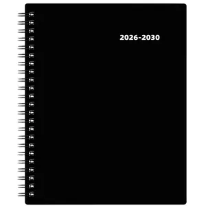 2026-2030 Monthly Calendar/Planner, From January 2026 to December 2030, 5-year calendar, 14.5 cm x 21.1 cm, suitable for home, office, and gift - High-quality paper notebook, elegant design, Calendar Display