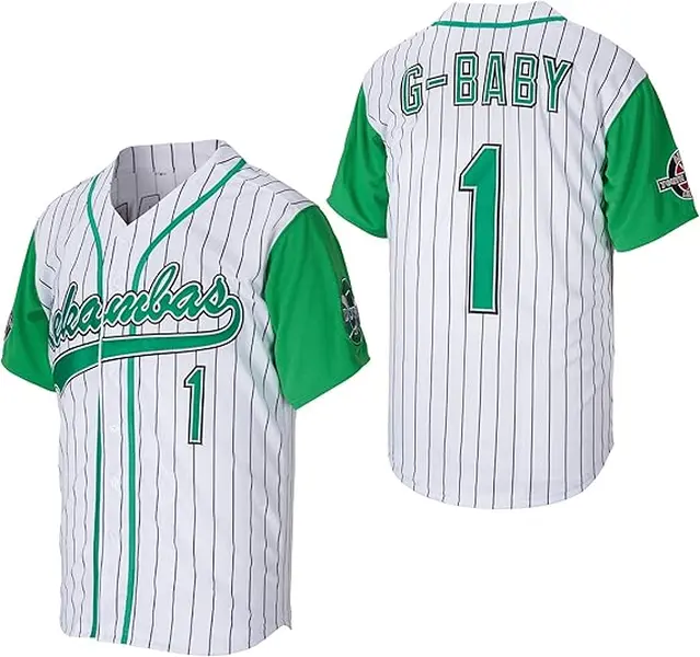 Kekambas Men's #1 G-Baby Jarius Evans Hardball Movie Baseball Jersey, Fresh Style (Gift for men and Gift for women) - Baseball Jersey T-Shirt | Must-Have for True Fans!