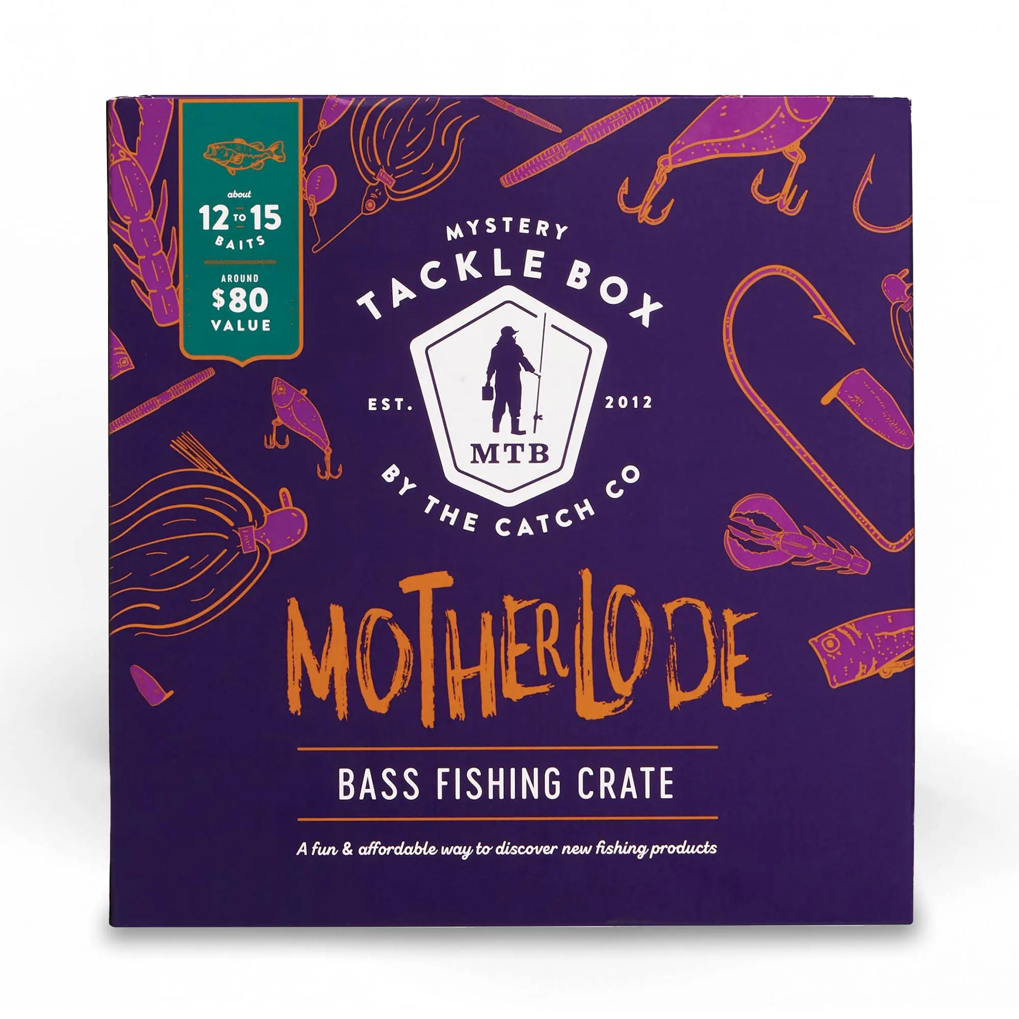 Tackle Box Motherlode Bass Fishing Crate