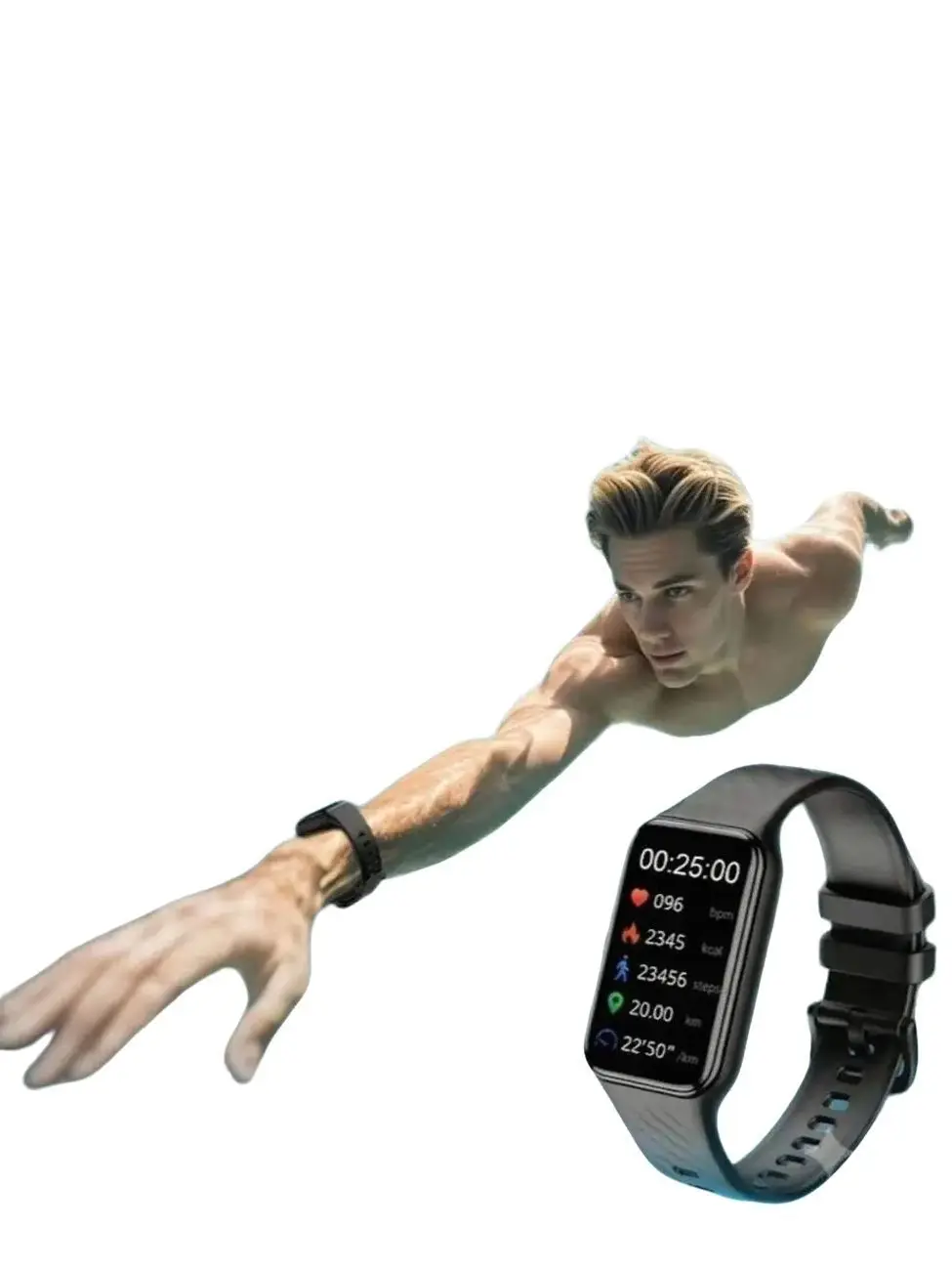 Unisex 1.47-Inch HD Touchscreen Smart Watch with 100+ Sports Modes, Activity & Sleep Tracking, Swimming Mode and Extended Battery Life