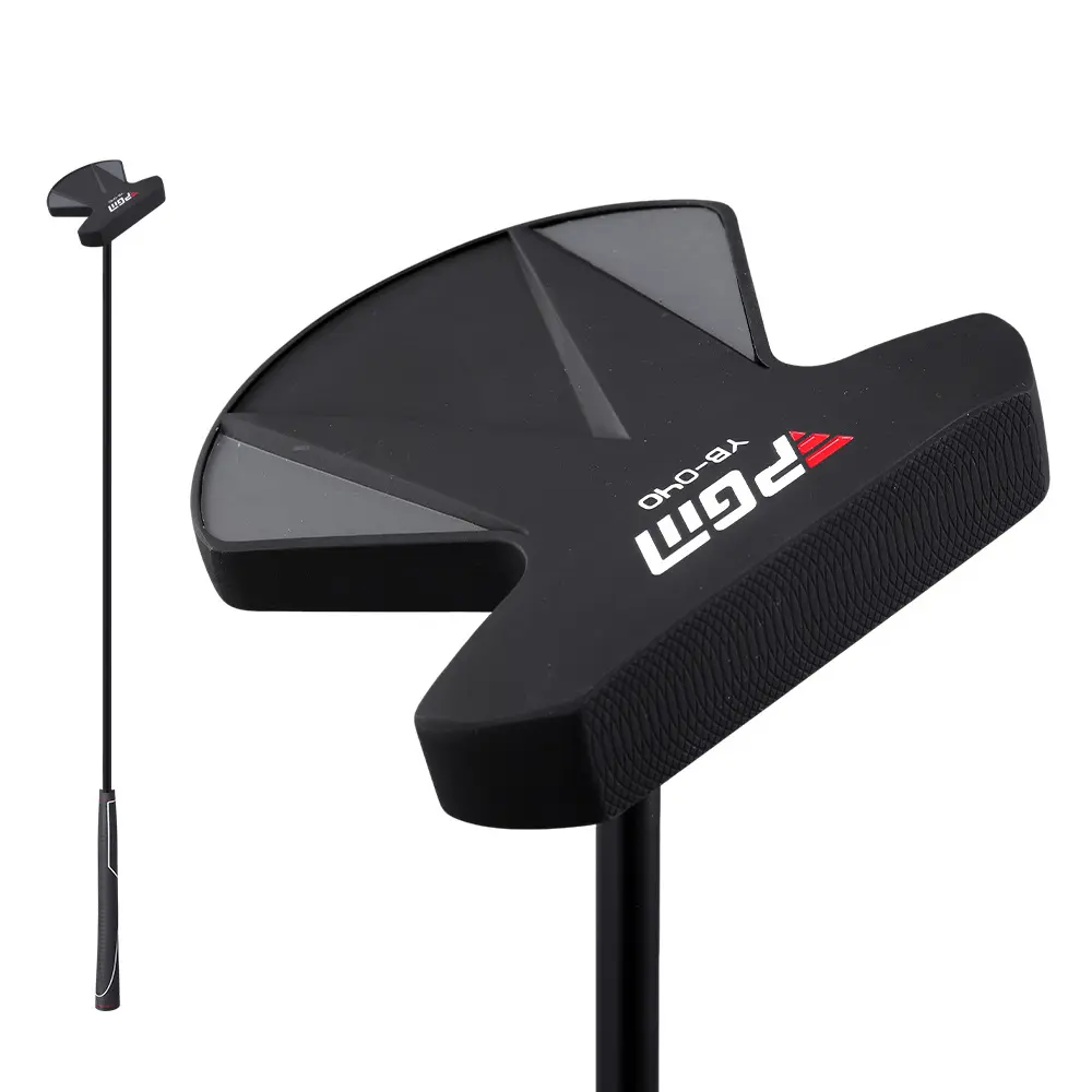 PGM 0-Torque Mallet Head Golf Putter for Men & Women - Stable Putting Performance, Improved Putting Accuracy, Grip Training Aid Compatible with Vokey Wedges Clubs steel shaft