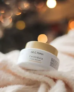 FARMASi Dr C Tuna Calendula Cream Balsam, Body Pure Natural Skincare Repair and Moisturizer Healing Effects for Dry Skin, Plant Rich Protection with Calendula, Chamomile 2.7 Fl (New Package)