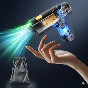 3-in-1 Car Air Duster Vacuum, Rechargeable Cordless Vacuum Cleaner, Electric Air Blower, Multifunctional Car Interior Cleaning Tool
