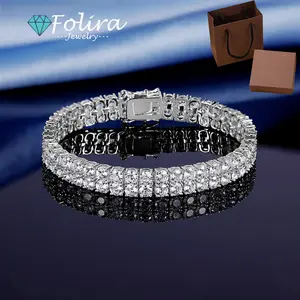 Tennis Bracelet for Men and Women Hypoallergenic 5A+ Cubic Zirconia Bracelet Wedding Party Dance 6.0/6.5/7.0/7.5/8.0 Inch