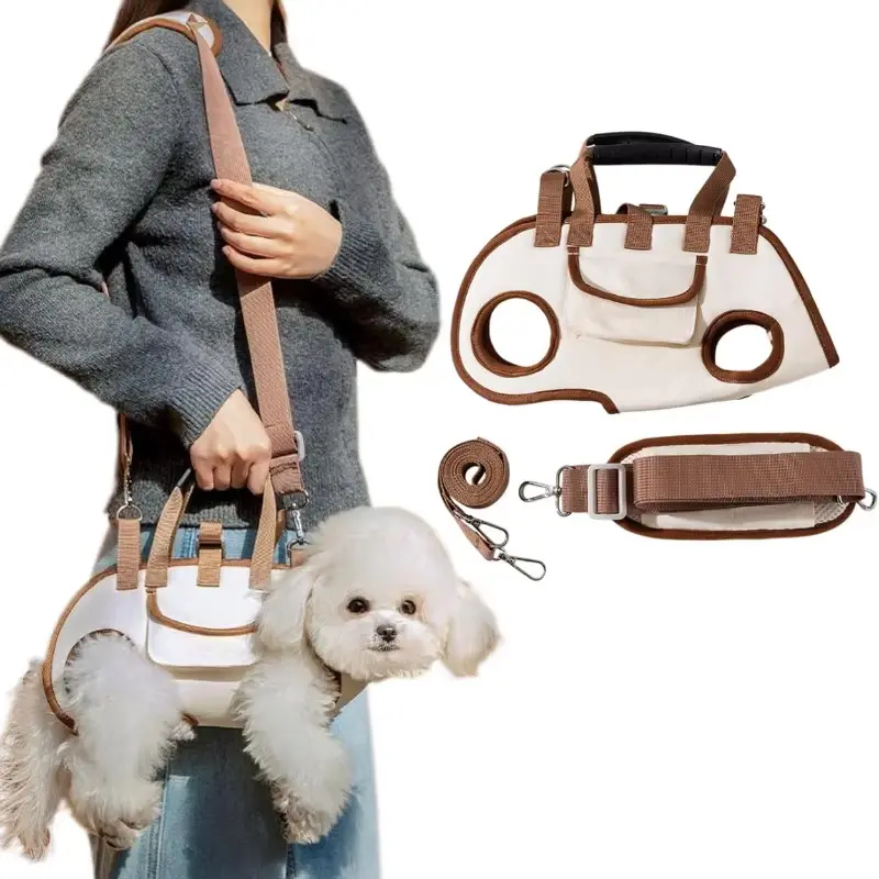 AdventurePup™ Dog Harness Set - All-in-1 Pet Travel Accessory with Attached Backpack, Matching Leash for Canine Travel Use