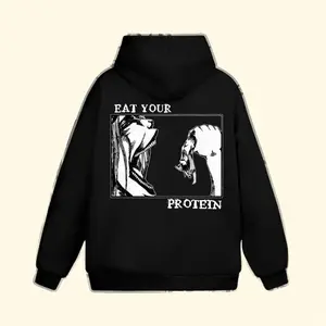 Attack On Titan Hoodie Sweatshirt T-Shirt, Eat Your Protein Shirt, AOT Shirt, Eren Jaeger Shirt, Anime Shirt, Anime Gifts, Gift For Him