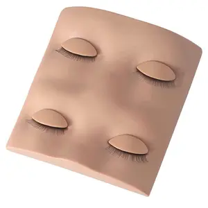 Eyelash Extension Practice Mannequin Eyes with Removable Eyelids for Training