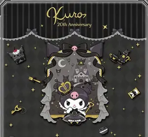 [ONLY FOR LIVE]Kuromi Queen’s Theater Limited Edition Hanging Cards – Mystery Collectible Plush & Home Decor Pendant, Cute Dark Fantasy Art Toy Gift for Girls & Sanrio Fans