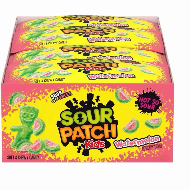 SOUR PATCH KIDS Watermelon Soft Chewy Candy, 2 oz., 24 pk.