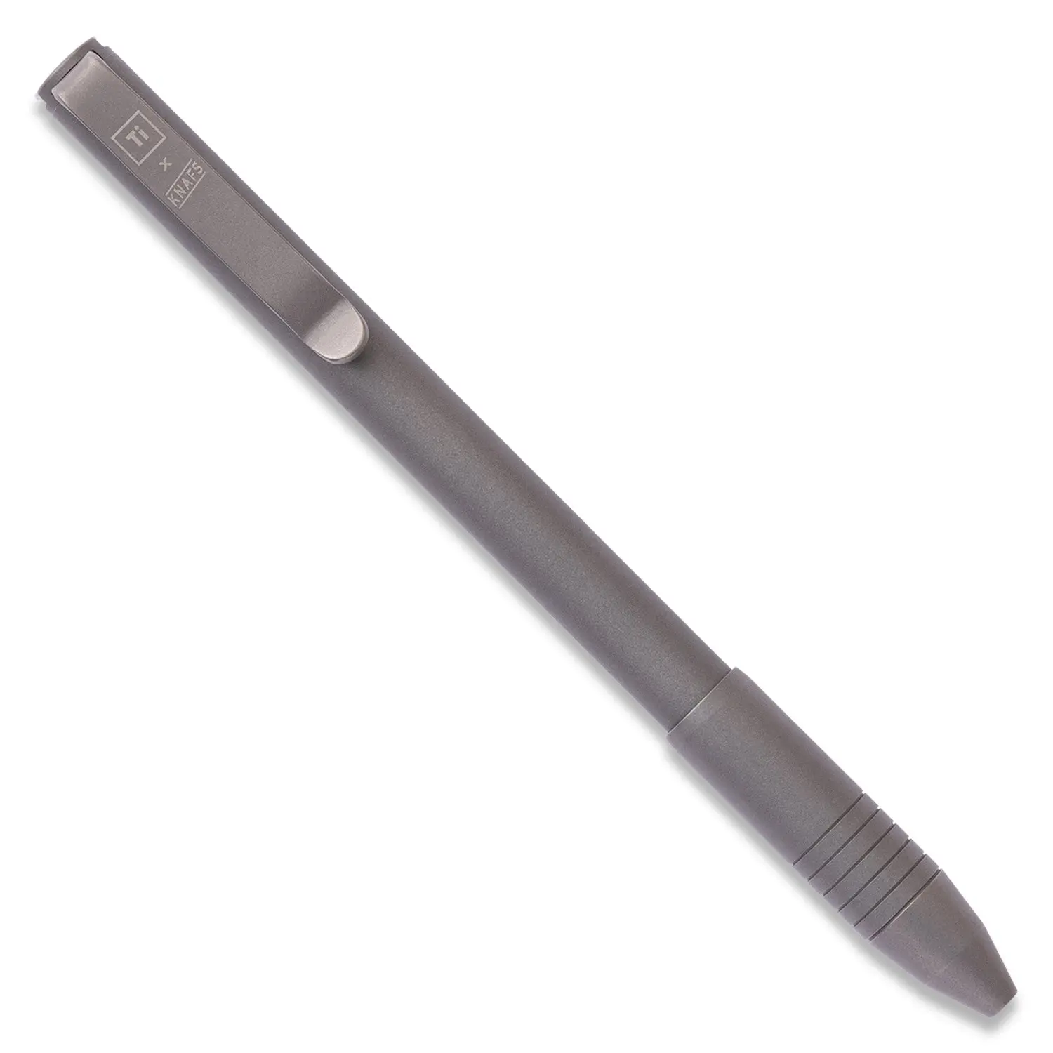 Sancho Pen - Titanium - Big Idea Design x Knafs - EDC Pen with Hidden Tweezers & Toothpick - Premium Design