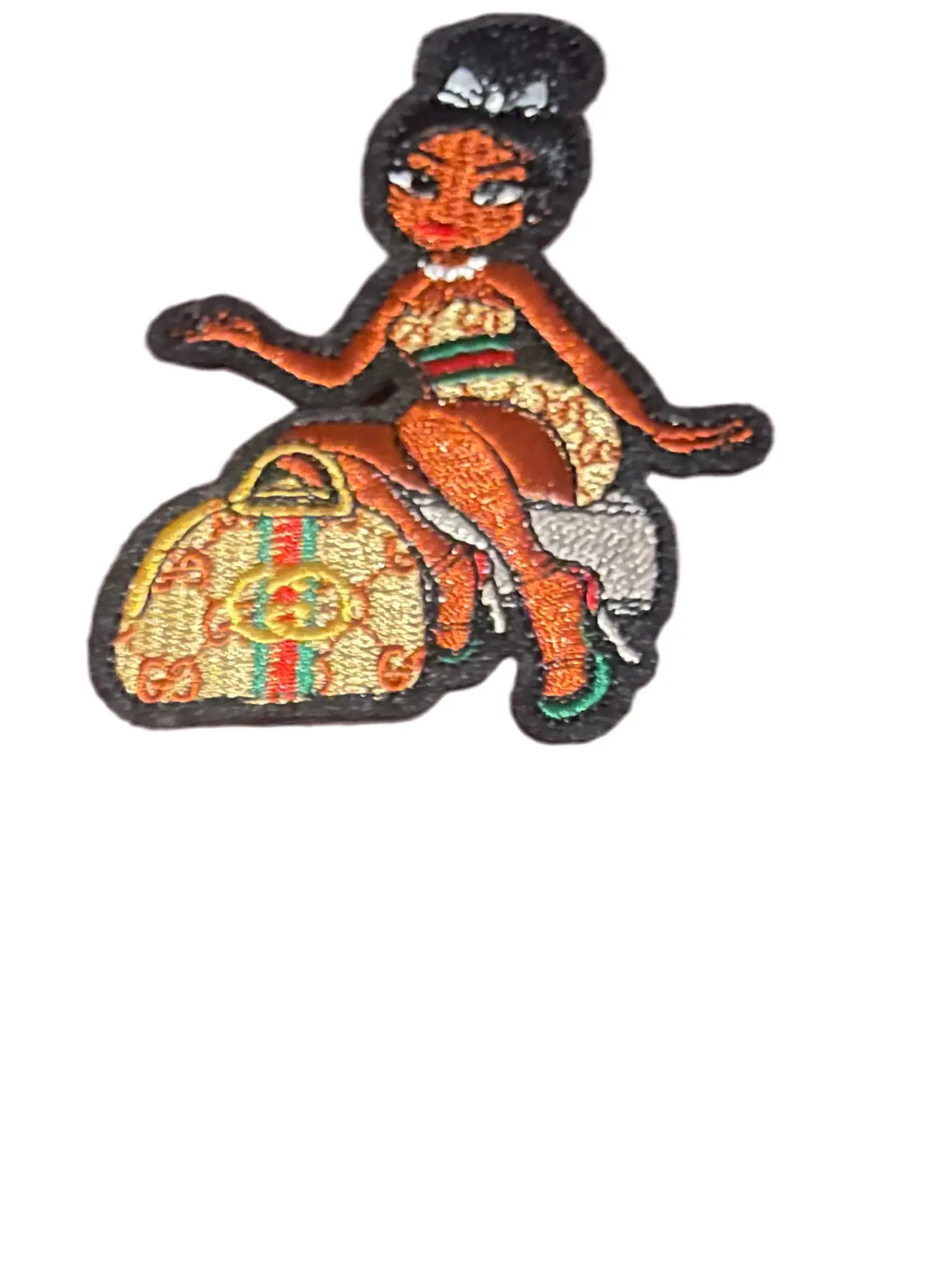 Gg lady with purse Gg lady with purse