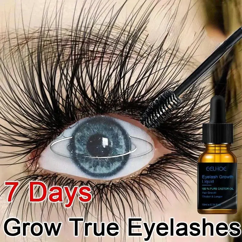 Fast Track to Stunning Lashes: 7 - Day Natural Growth Serum for Thicker, Curler Lashes
