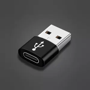 USB to USB C Converter, OTG Adapter Converter, Converter in Black