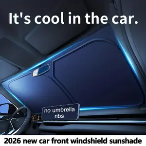 Car-specific windshield sunshade, Windshield Cover Sun Shade - heat insulation and UV protection, car interior accessory, split design, foldable for easy storage, suitable for most car models, sunshade curtain, car sunshade