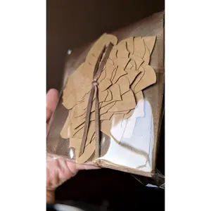21-Piece DIY Leather Flower Kit with Reusable Templates, Premium Lambskin & Step-by-Step Tutorial