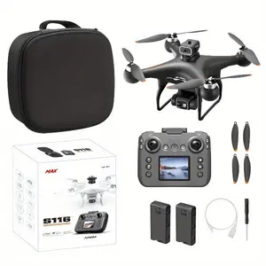 2025 New Model S116 PRO Drone with Dual ESC Cameras, 32-Min Long Flight Time, 360° Intelligent Infrared Obstacle Avoidance, Headless Mode, Trajectory Flight, Upgraded Screen Controls—Perfect Father’s Day Gift and Ideal Holiday Drone for Beginners