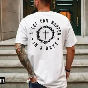 Christian Easter T-Shirt, Men's Tee, Easter Gift For Men, Unisex Shirt, Religious Holiday Top, Scripture Tee, Resurrection Sunday Shirt, Full Size, Full Color simply southern graphic  tee