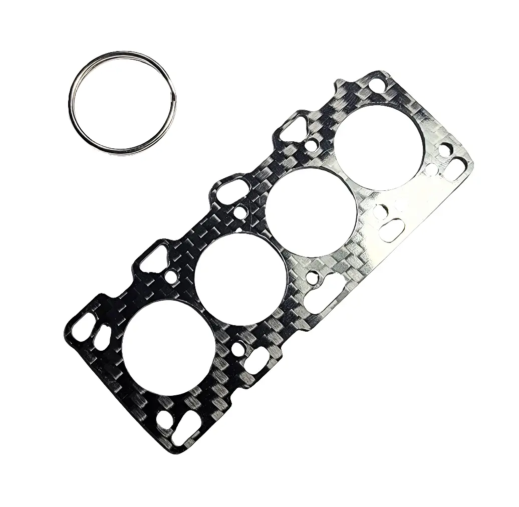 Carbon Fiber Keychain for of Mitsubishi 4G63 Head Gasket