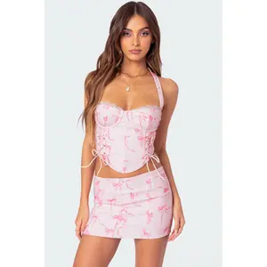 Makayla Printed Corset