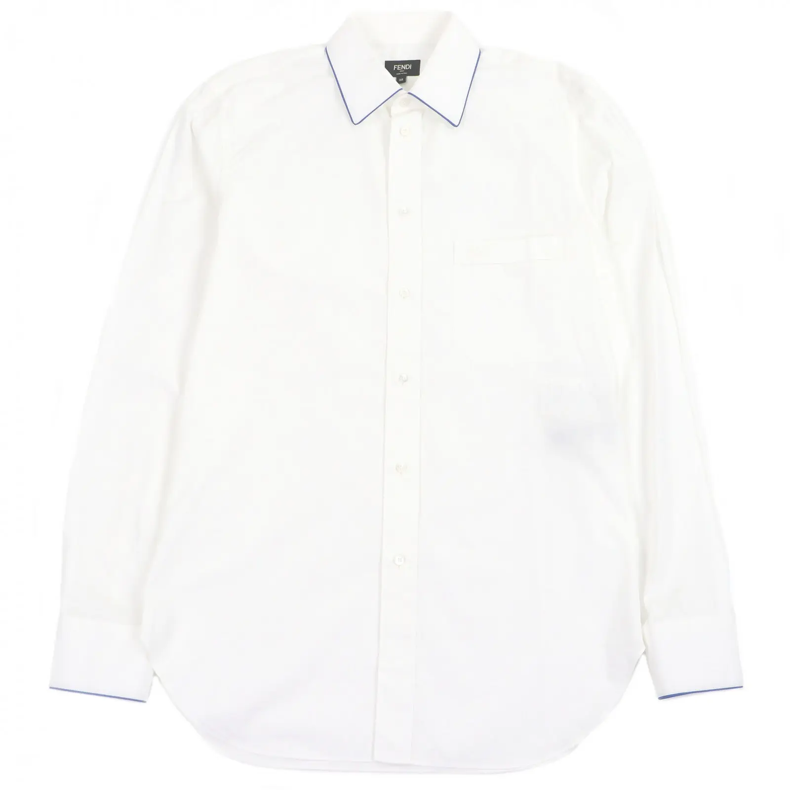 Pre-owned FENDI Cotton Small Leather Goods Long Sleeve Shirt