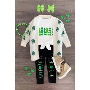 "Lucky" Four-Leaf Clover Legging Set