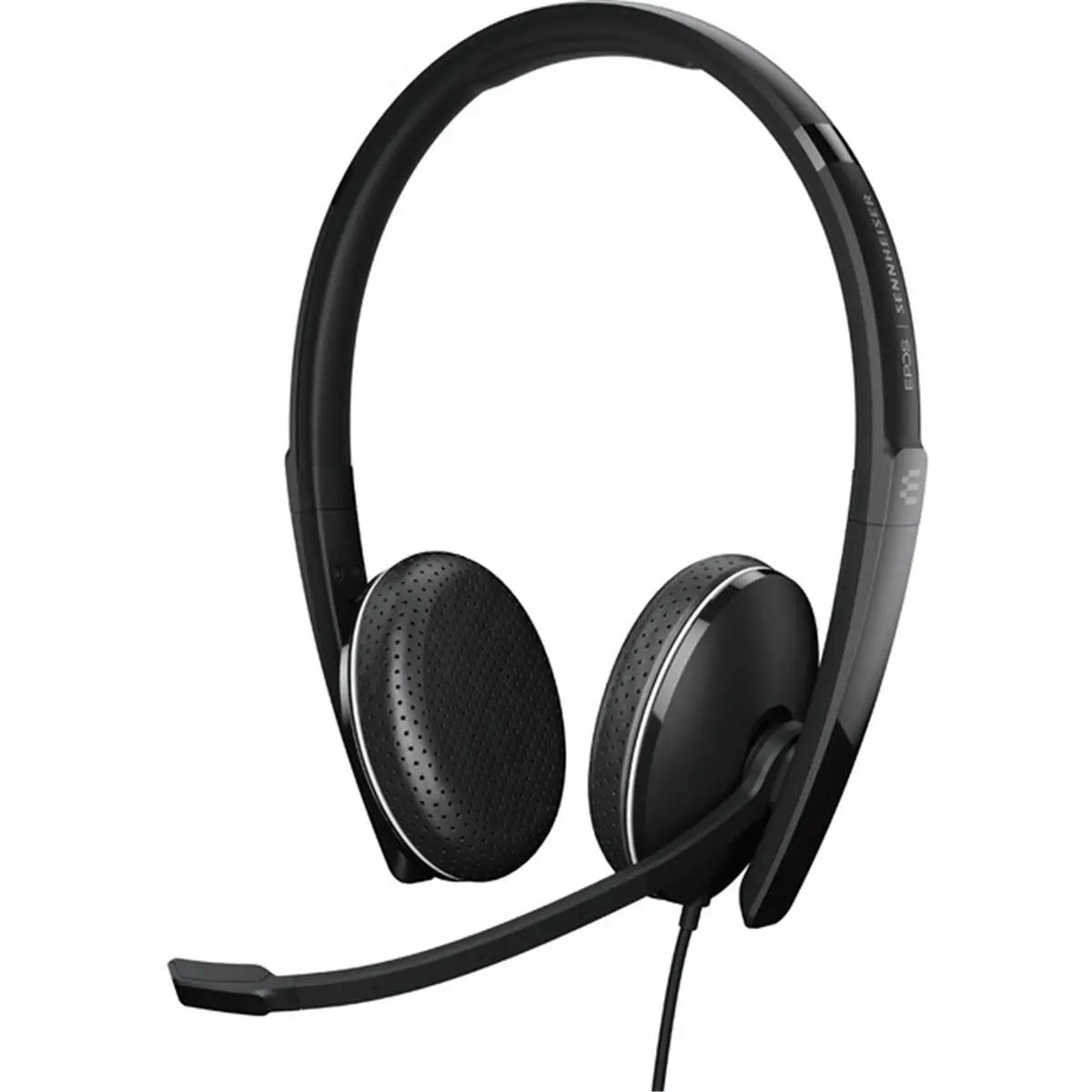 EPOS 1000906 Wired Headset Adapter - 165T USB-C II, 1-Sided USB Access, Call Control, Noise-Isolating Foam Earpads, Portable Stereo Compatible