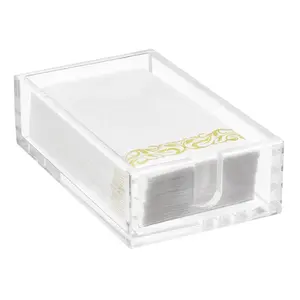 VEVOR Acrylic Napkin Holder, 9.1x 5.5x 2.6 inch, Clear Bathroom Guest Towel Storage Tray with U-Shaped Opening, Disposable Paper Towel Holder for Bathroom Kitchen Parties Weddings Various EventsVEVOR Super Brand Day