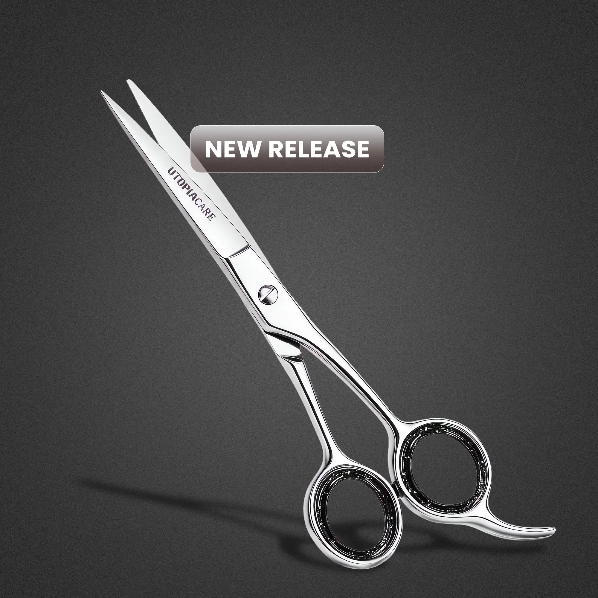 Utopia Care 6.5” Salon-Grade Stainless Steel Hair Cutter - Razor-Sharp Blades for Precise Curly Hair Trimming, Home Haircut