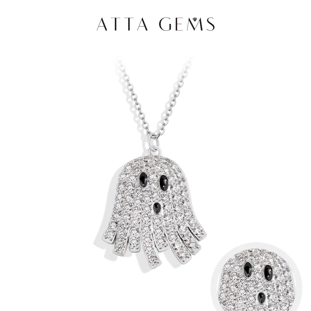 Fashionable Lab-Created Moissanite Necklace,925 Sterling Silver D VVS1 Color Pendant,Wedding Necklace for Daily,Travel,Proposal,Birthday,Anniversary N047, Fashion Pendants, Jewel Necklace summerwins