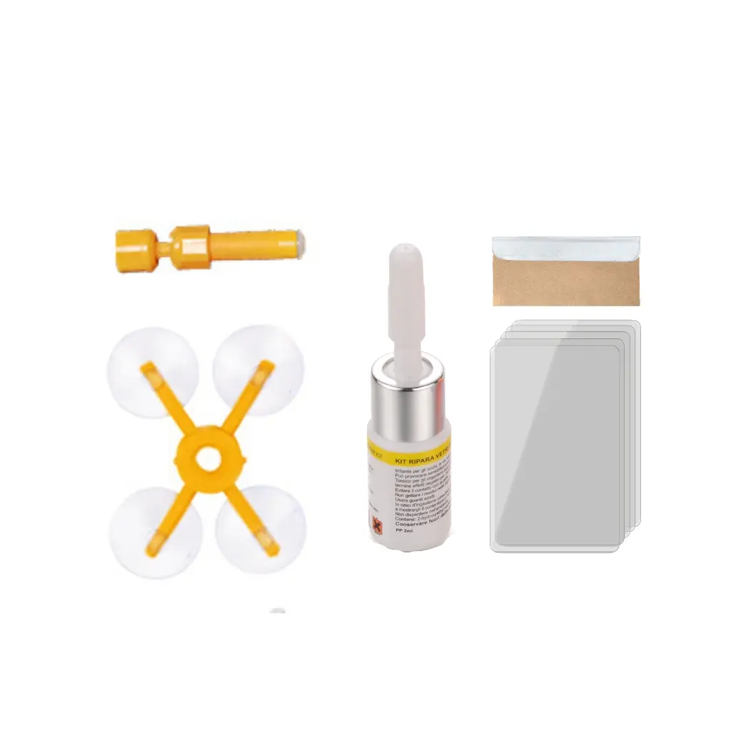 Glass Repair Tool for Windshield, Auto Glass Repair Kit with Repair Liquid, Essential Car Supplies for Easy Fixes