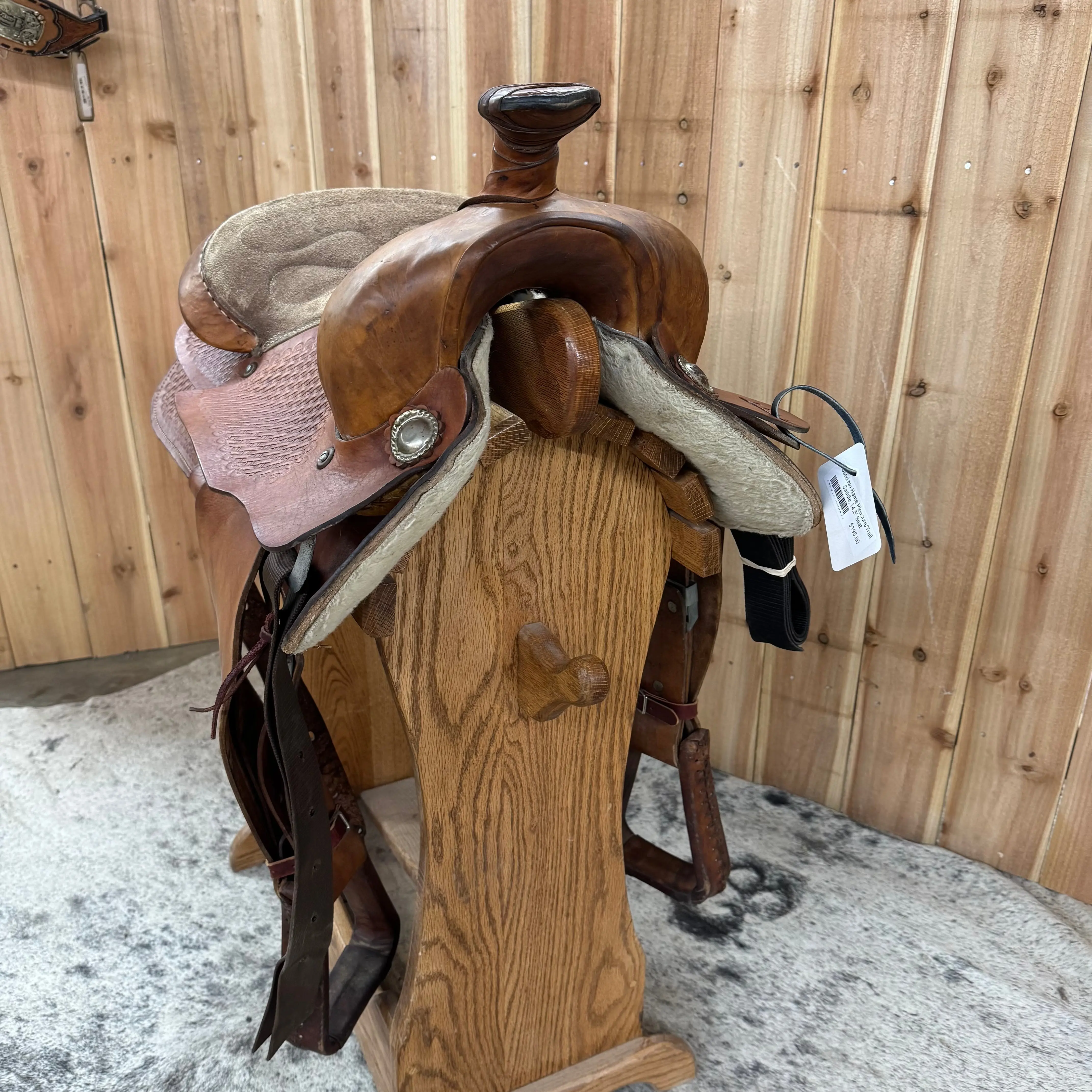 Used No Name Pleasure/Trail Saddle, 14.5" Seat