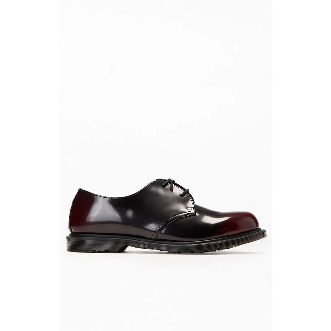 Dr Martens Men's Cherry Red Arcadia Mayfar Leather Shoes