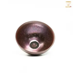 Zhou Zhenliang Pink Oil-Drop Jian Zhan | Brocade Series |Tea Cup | Gift | Collectible