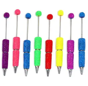 (Handmade may have some space) Beadable Pens Rhinestones and Creative DIY Rhinestone DIY fancy Pens