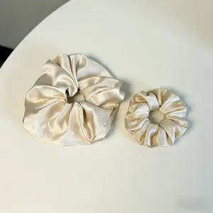 Oversized 7.2inch Satin Scrunchies for Women, 4.8inch Pillow Scrunchies, Hair Tie Set, Soft Silk Touch Hair Bands for Sleeping, Bands for Thin | Thick Hair Styling