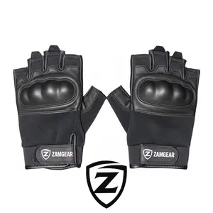 Tactical Gloves Fingerless Hard Knuckles Outdoor Glove