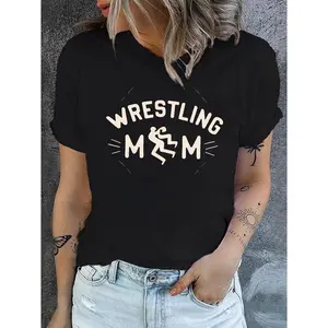 Wrestling Mom Graphic T-Shirt