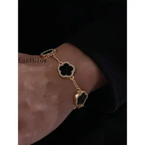 Design Business Four Leaf Clover Bracelet for Men