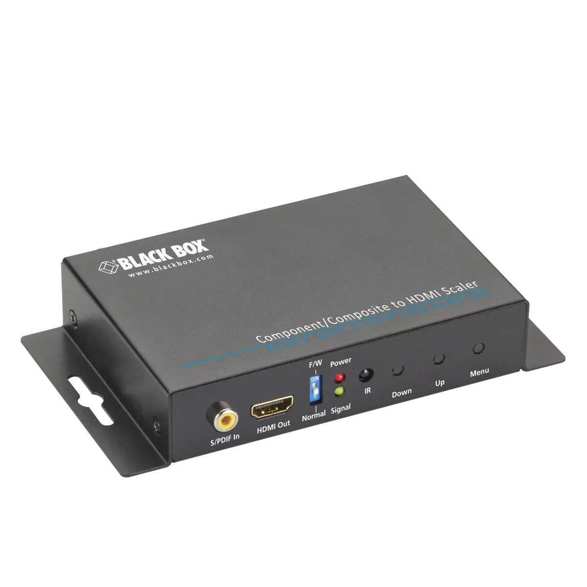 Black Box Network Services AVSC-VIDEO-HDMI Durable Cable Equipment - Component, Composite to HDMI Scaler & Audio Converter for Home or Office with Reliable and Durable Cables